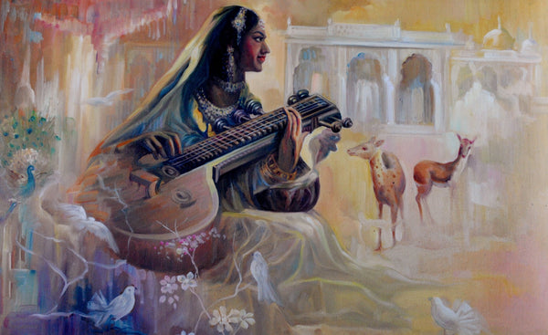 QUEEN PLAYING MUSIC BY SITAR
