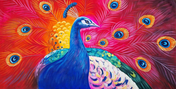 Peacock painting vastu