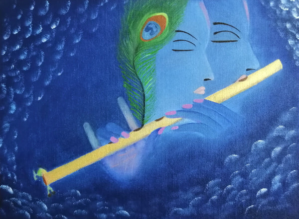 Radha krisha painting