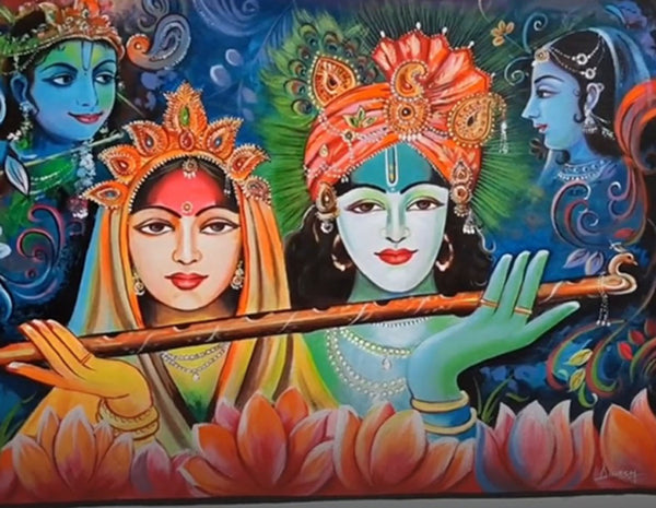Radha Krishna India Fine Art