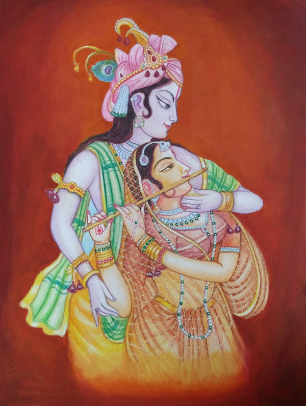 Radha Krishna Painting