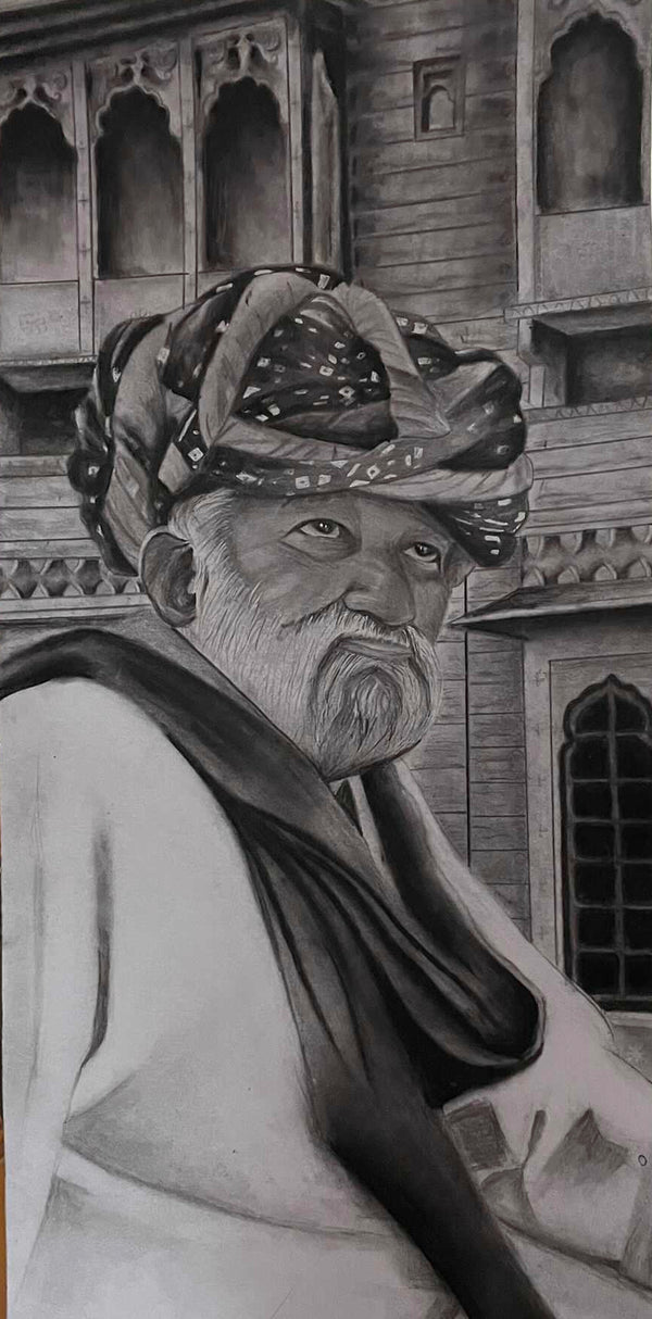 Rajasthani man with turban