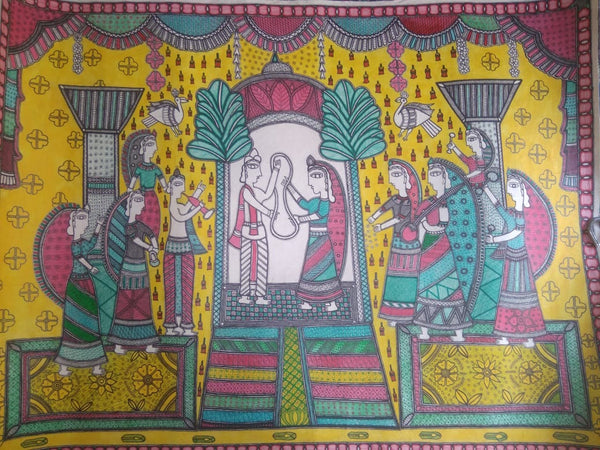Ram Sita Madhubani Painting