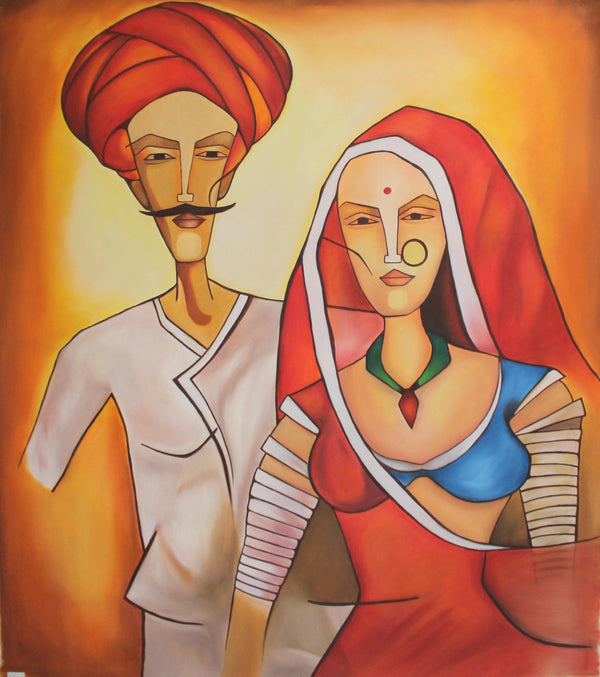 rural man-woman rajasthan