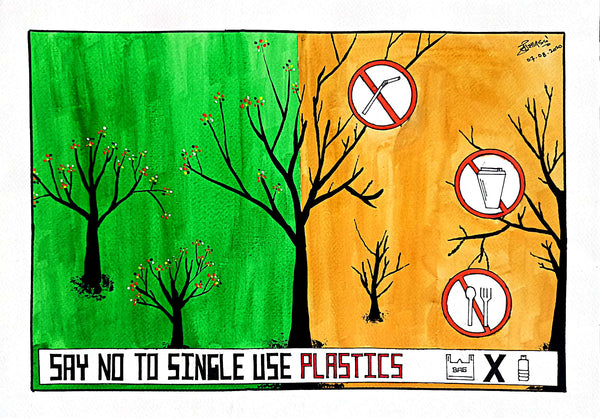 Save Nature by Avoiding Use of Plastics