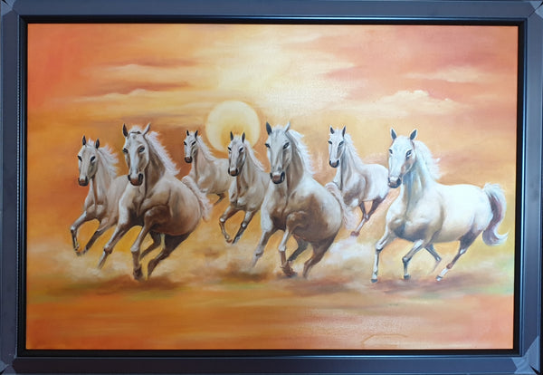 Seven Horses Running