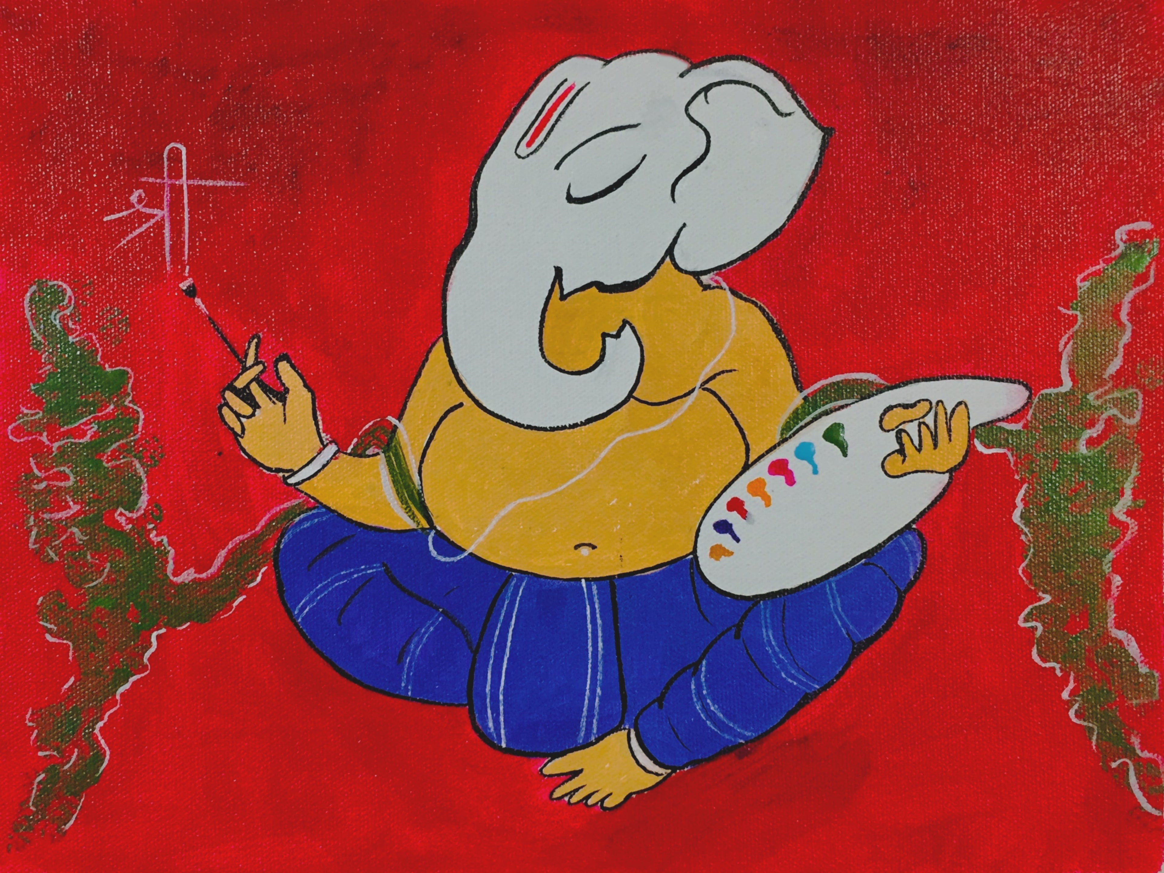Shri Ganesh Ji Multicolour Photo Paper Print Poster Photographic Paper -  Religious posters in India - Buy art, film, design, movie, music, nature  and educational paintings/wallpapers at Flipkart.com