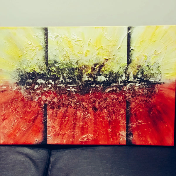 Sparkling Abstract Painting