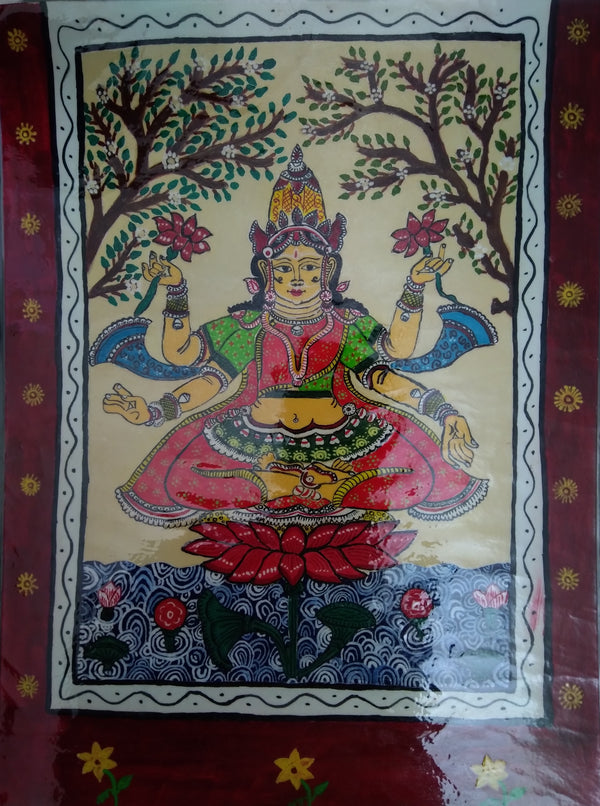 Sri Lakshmi in Pattachitra