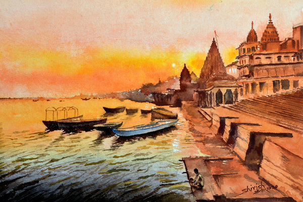 Sunrise at Banaras Ghat