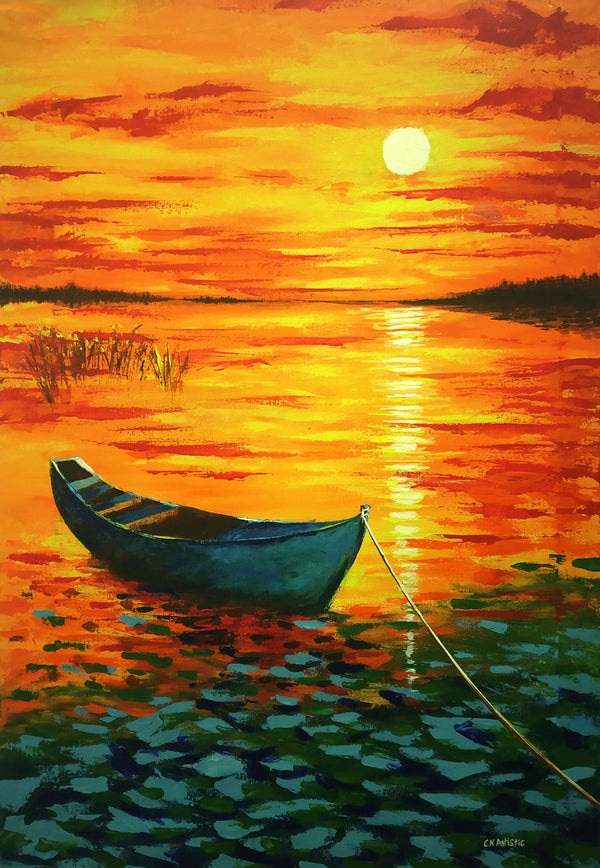 Sunset Beauty Impressionism Painting