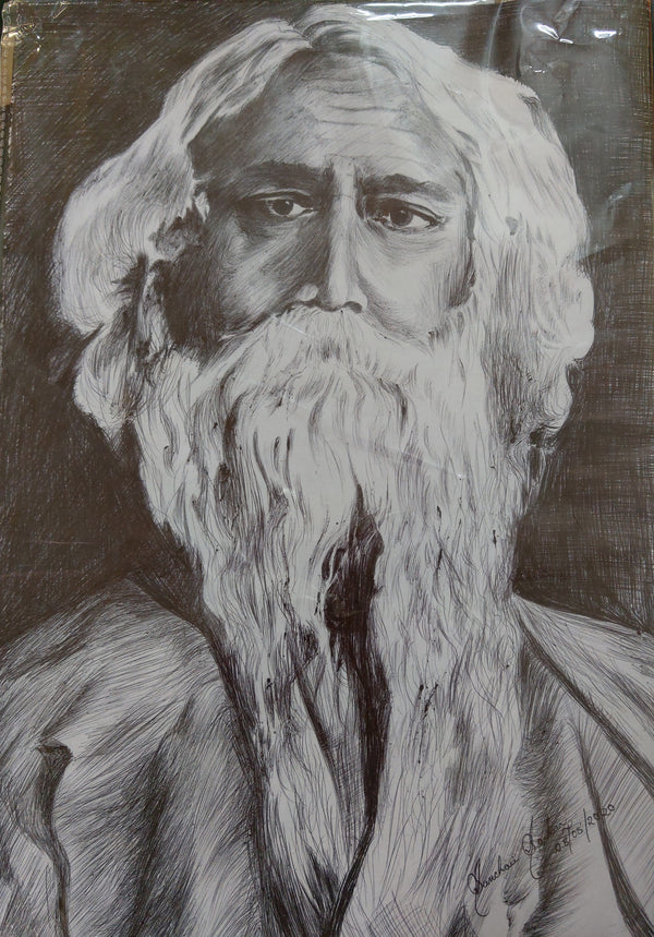 Tagore Potrait (pen sketch)