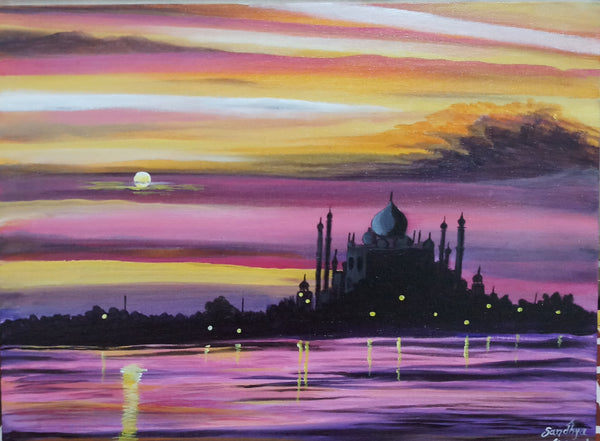 Taj Mahal at Evening