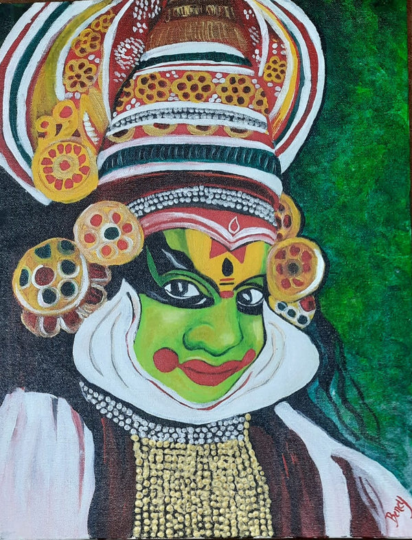 Traditional Kathakali Painting
