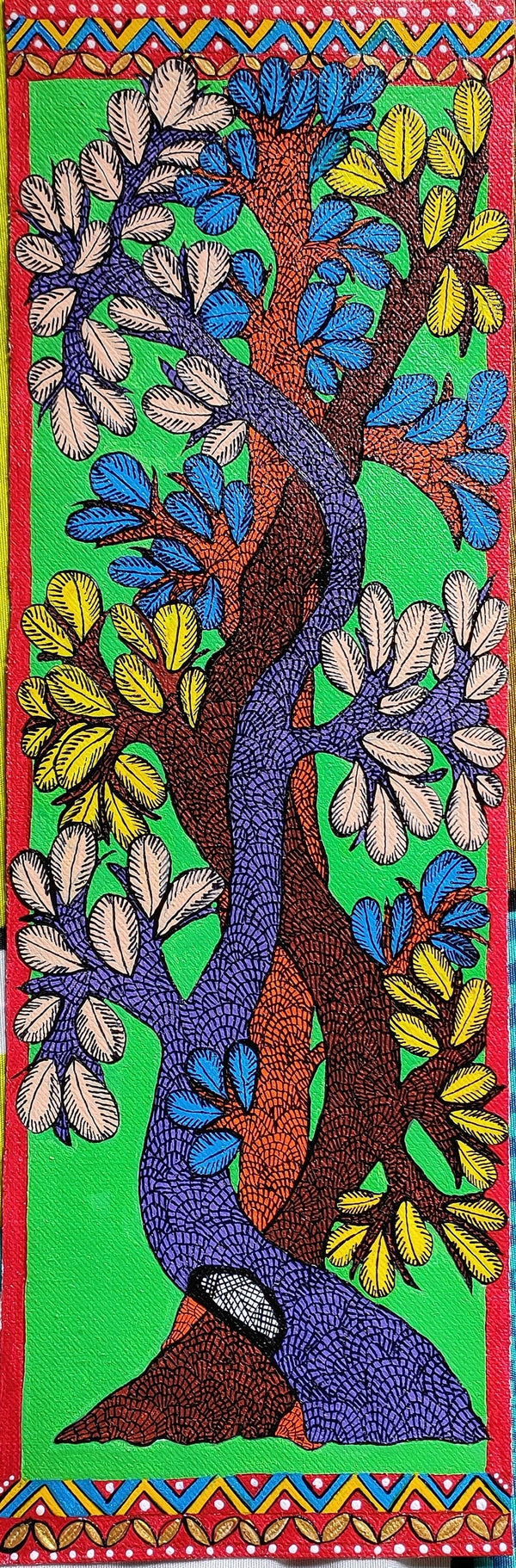 Tree of Life Gond Painting