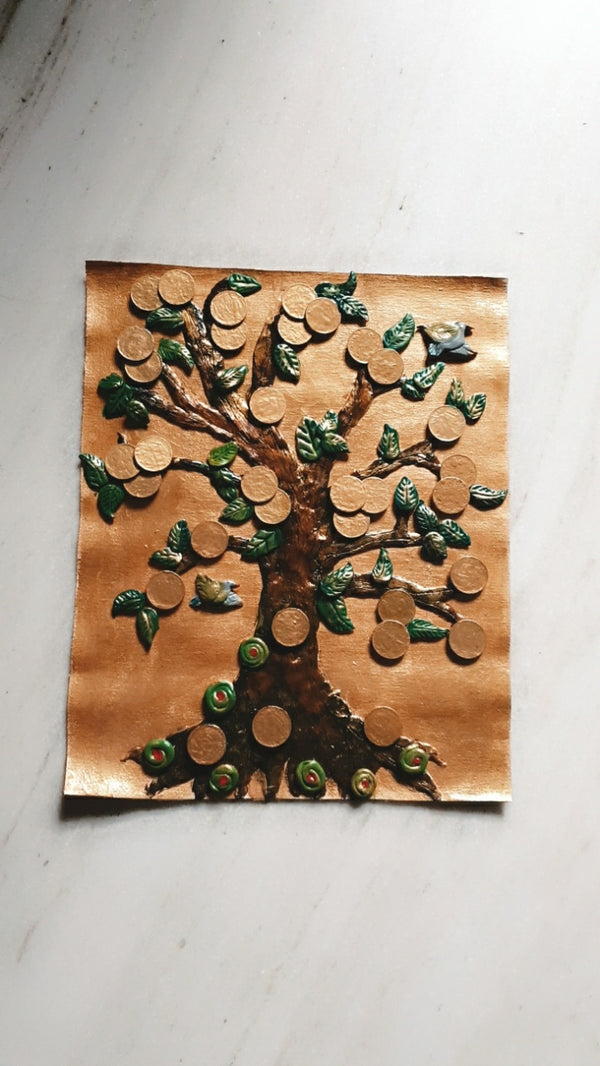 Tree with coins
