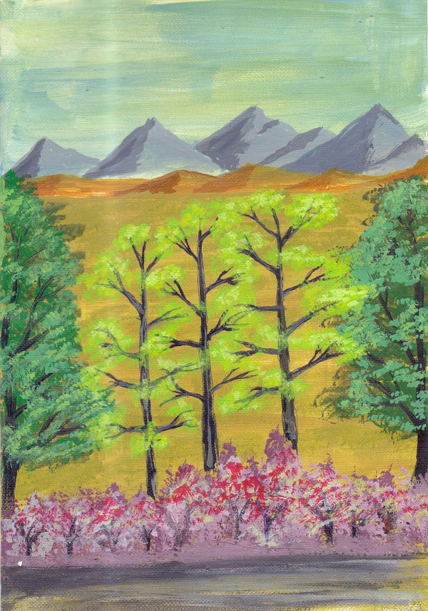 Trees Landscape Painting