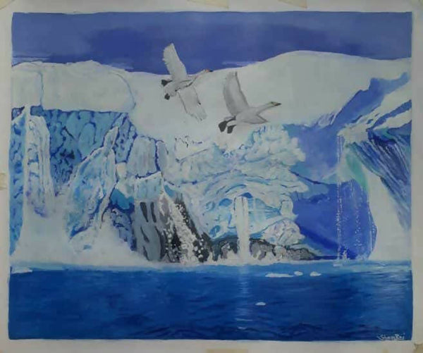 Melting Iceberg Art