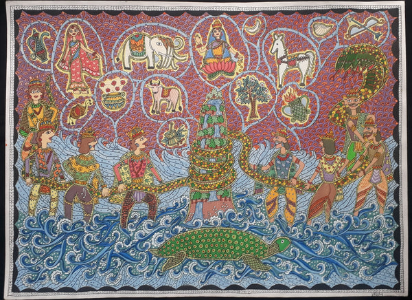 Vishnu Avatar- Kurma, Samudra Manthan