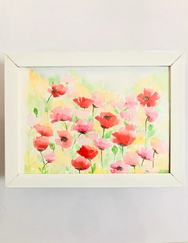 Watercolour floral painting