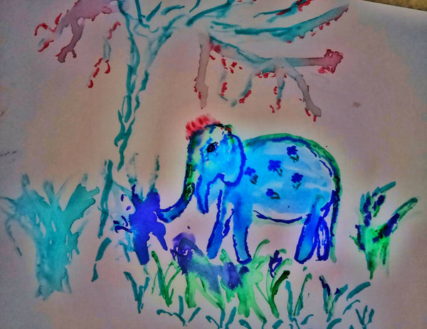 An ode to a Rainy Day by An elephant baby