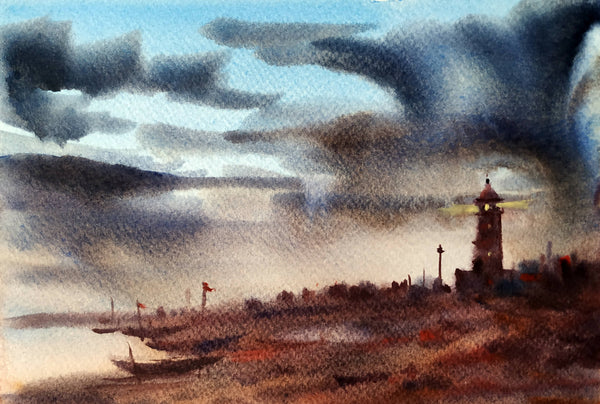 Cloudy Monsoon Lighthouse