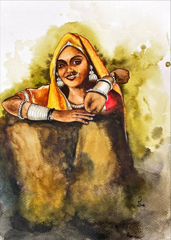 Print of Hand Painted Rangeelo Rajasthan