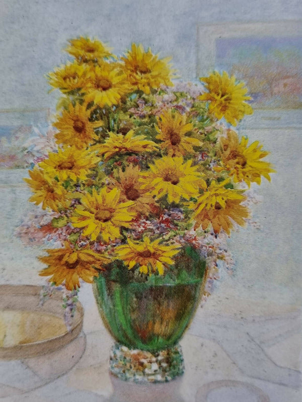 Bouquet of Sunflowers painting