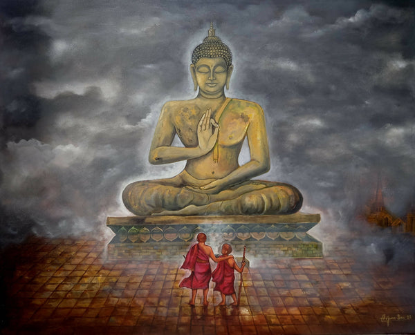 Buddha and Monk child