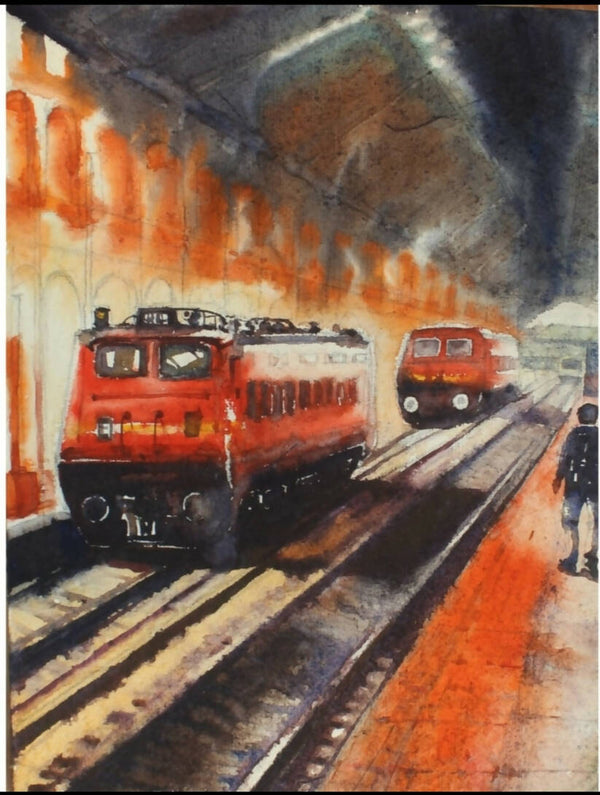Railway Engine Painting