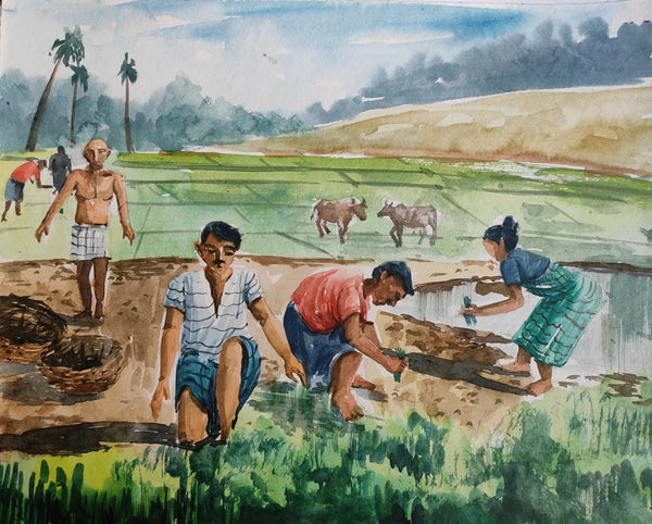 Village farmer